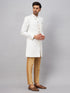 Vastramay Men's White Indo Western Set